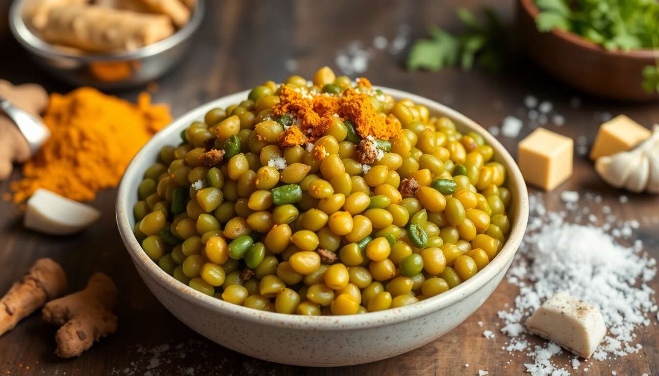 Curry doux de lentilles à la citronnelle et au curcuma