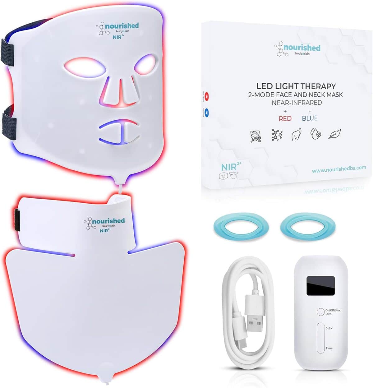 Test : nourished Bodynskin masque LED pour visage et cou anti-âge