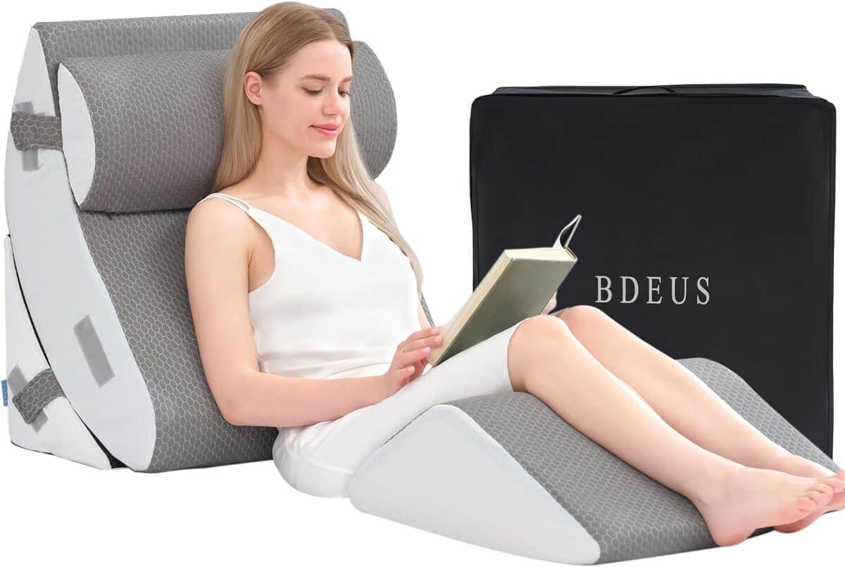 Test : oreillers orthopédiques BDEUS, lot de 4, moulés pour le confort du dos et du cou