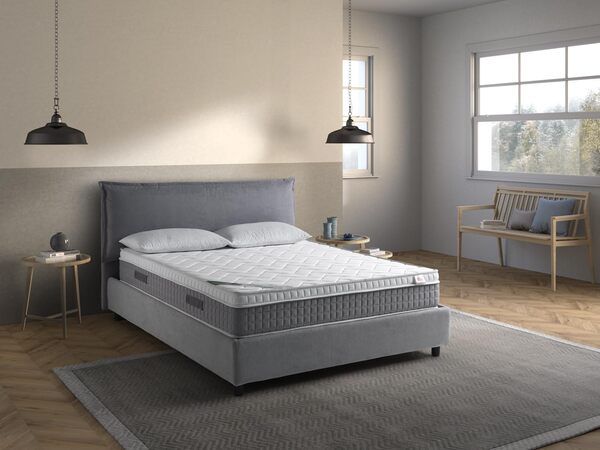 Canapé-lit 3 Places Convertible ELLEN - Matelas Orthopédique 160x190 Cm Inclus - Housse Déhoussable Lavable - Fabriqué En Italie - Plusieurs Coloris