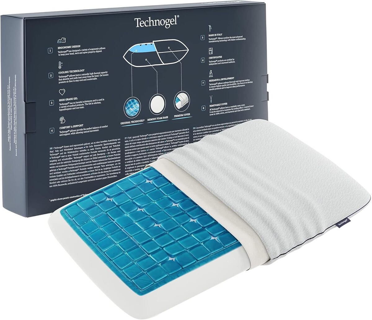 Test de l'oreiller orthopédique Technogel New Generation Deluxe