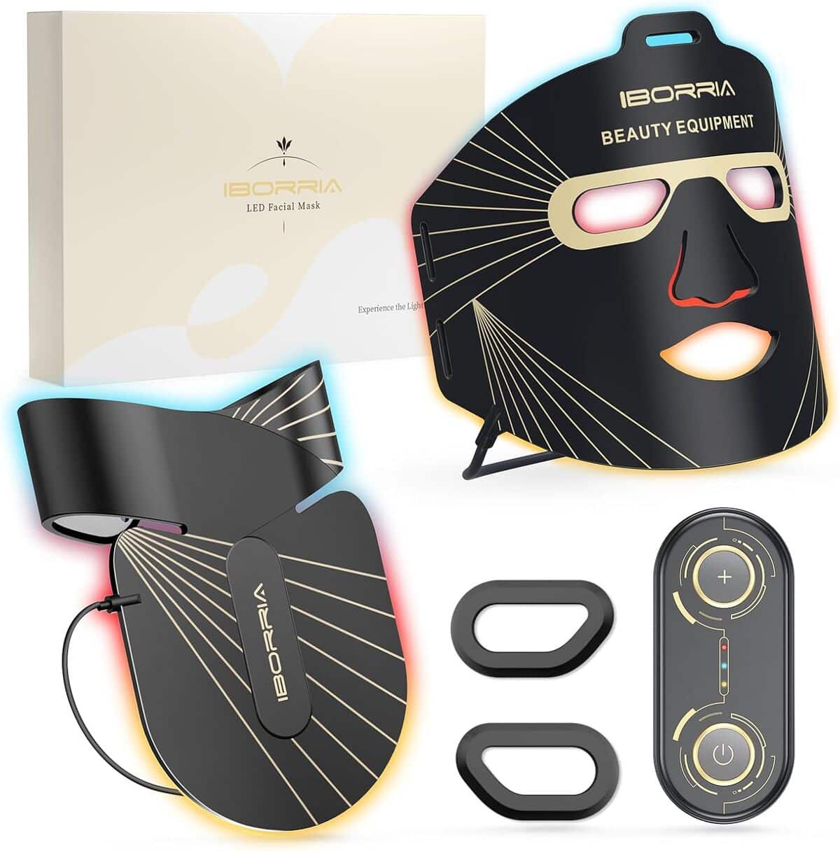 Test du masque LED Iborra : soin visage maison