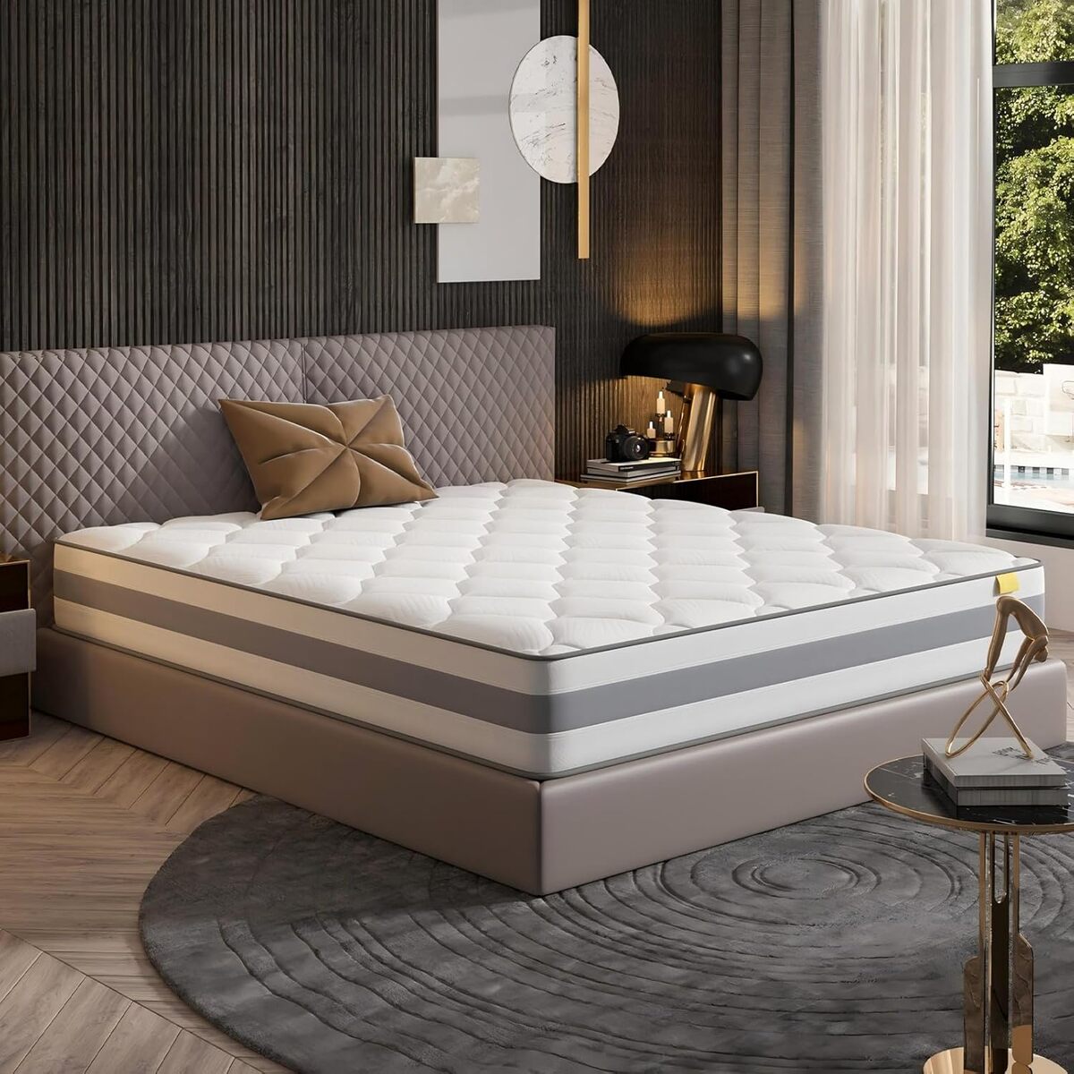 Test du matelas Inmoko 180x200 cm : ressorts ensachés et fermeté moyenne