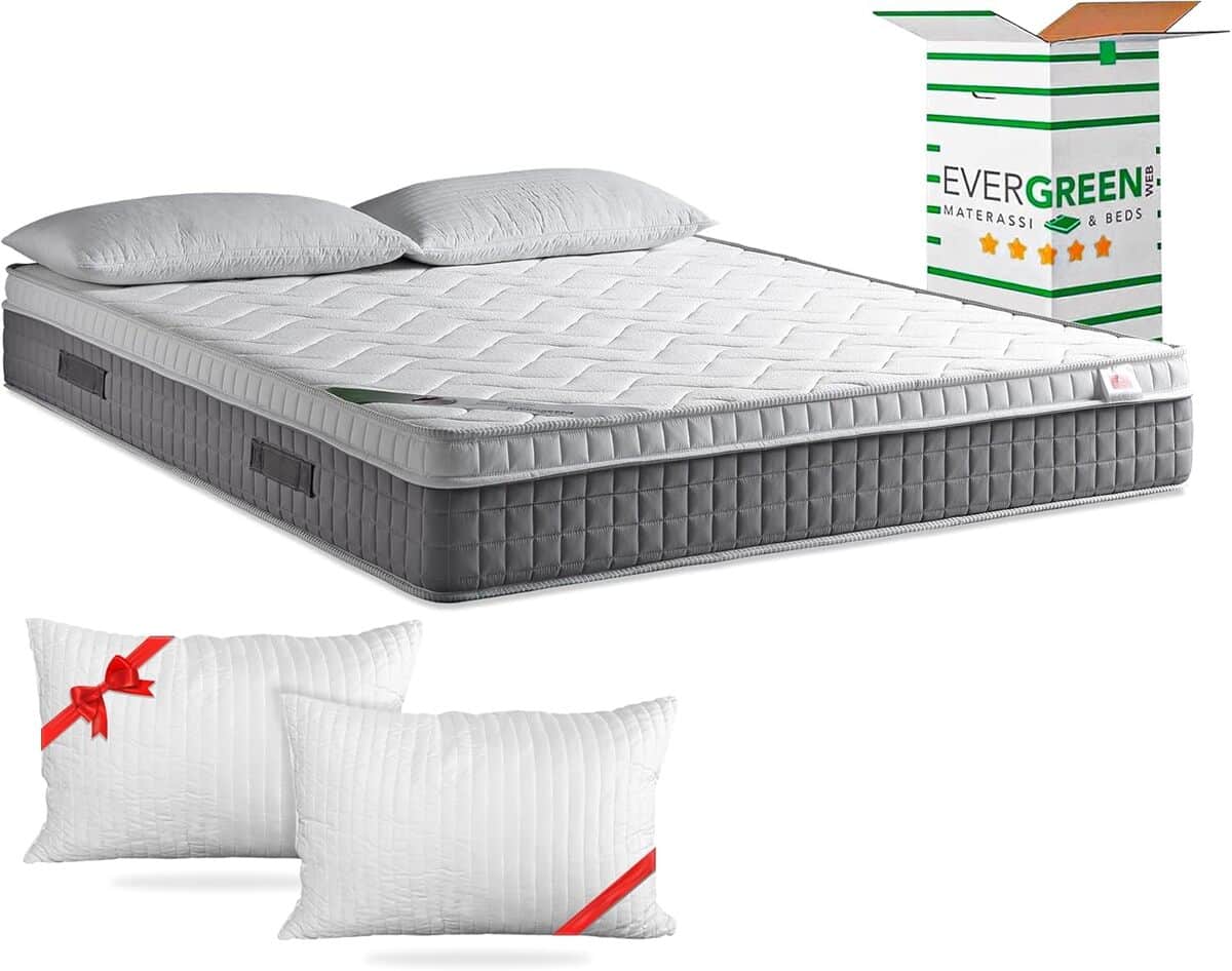 Test : evergreenweb matelas 160x190 à mémoire de forme avec surmatelas intégré et oreillers gratuits