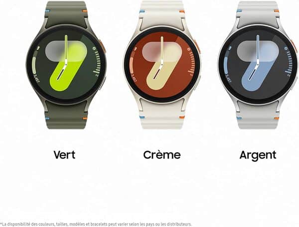 Samsung Galaxy Watch7, Montre Connectée, Suivi de Santé, Suivi de Sport, 44mm, Bluetooth, Vert, Galaxy AI, Chargeur secteur inclus (Version FR) [Exclusivité Amazon]