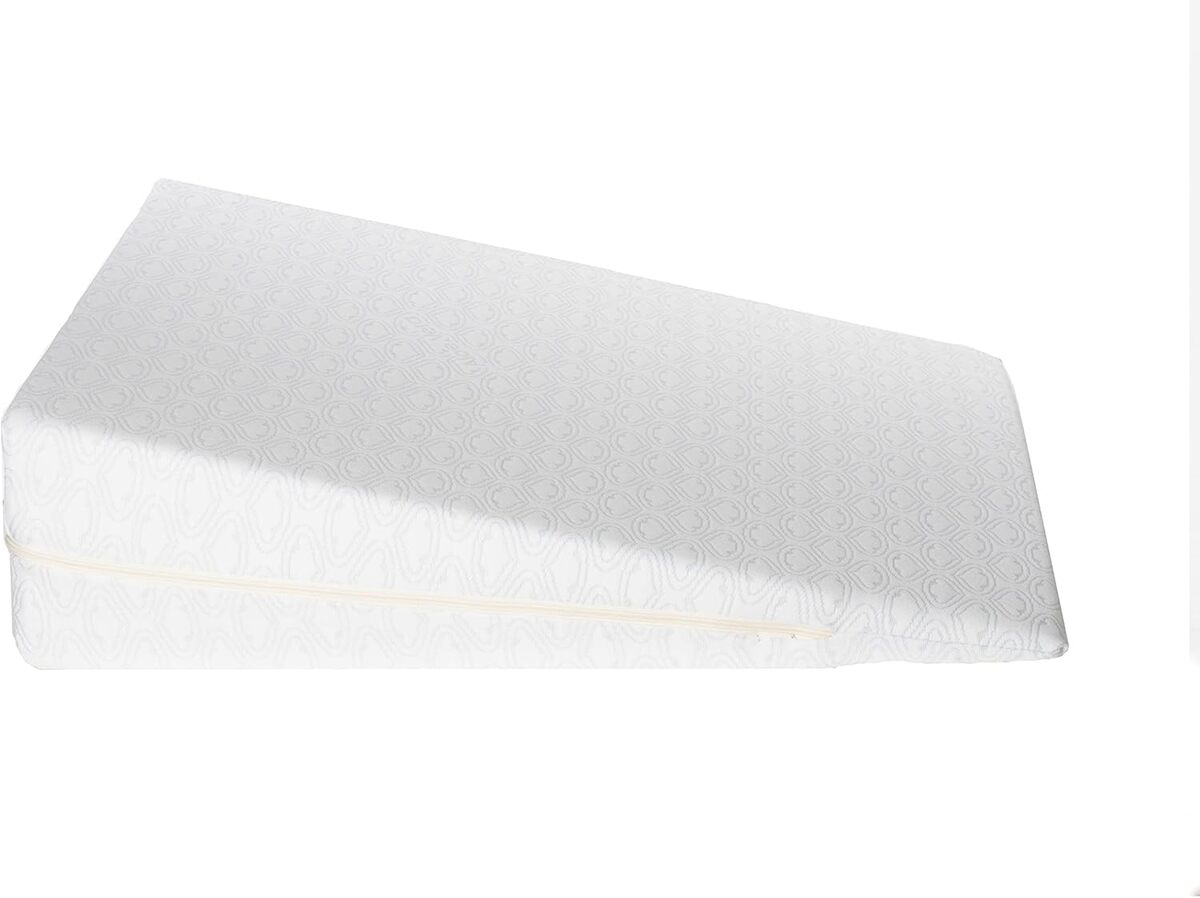 Test du coussin Resingomm anti reflux, déhoussable et hypoallergénique