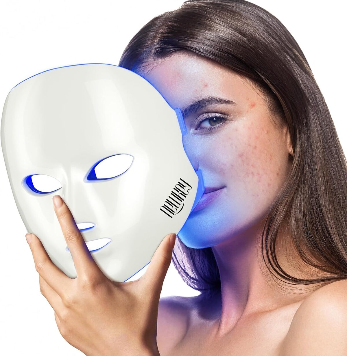 Test du masque lumière LED NEWKEY pour acné