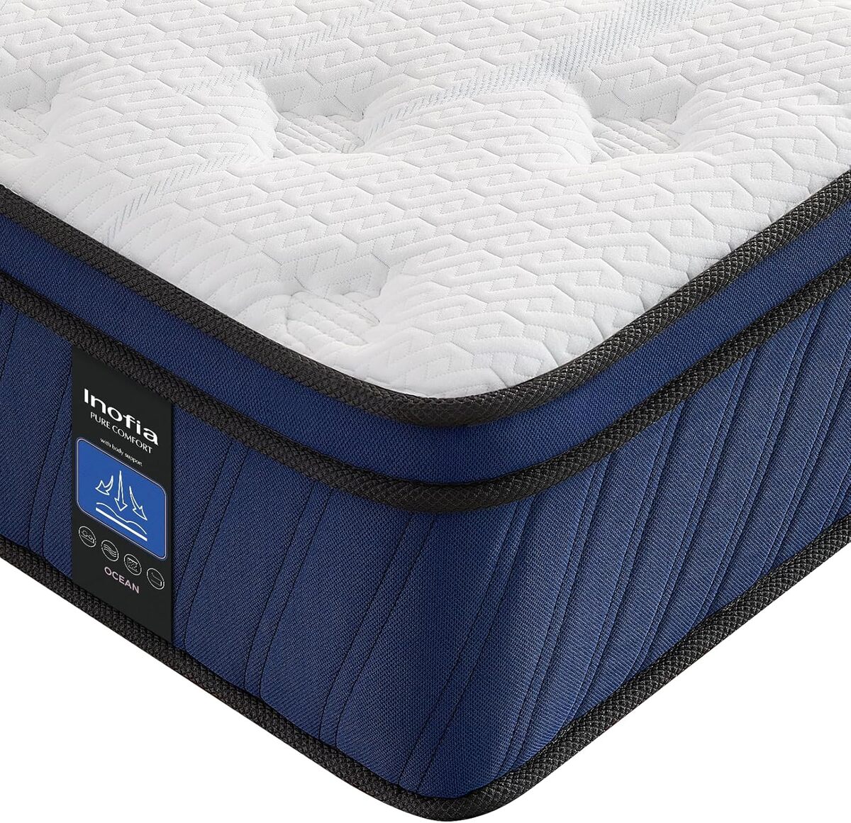 Test du matelas Inofia Ocean 160x200 cm : ventilation 3D et confort optimal