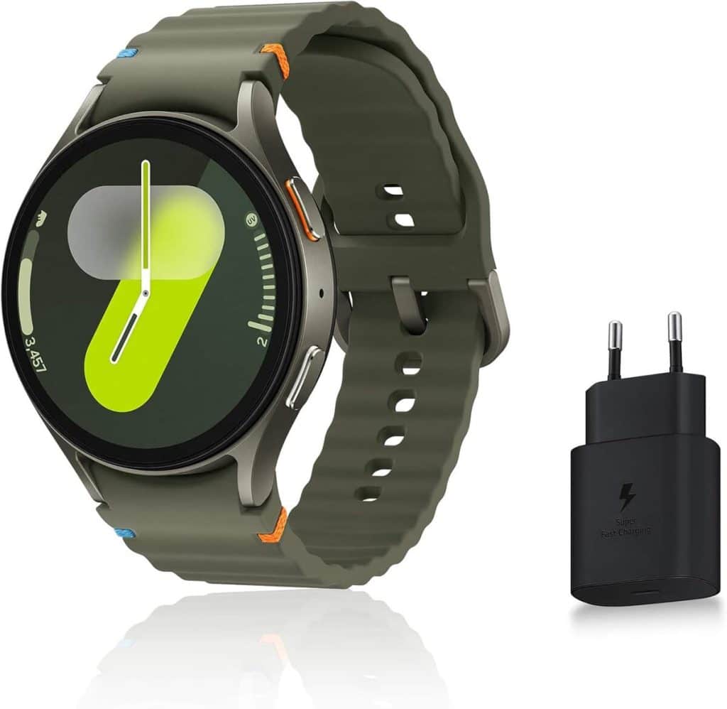 Test Samsung Galaxy Watch7 : montre connectée santé et sport, 44mm, bluetooth, vert