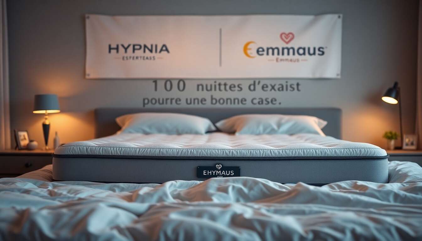 Hypnia s'associe à Emmaüs : 120 nuits d'essai pour une bonne cause