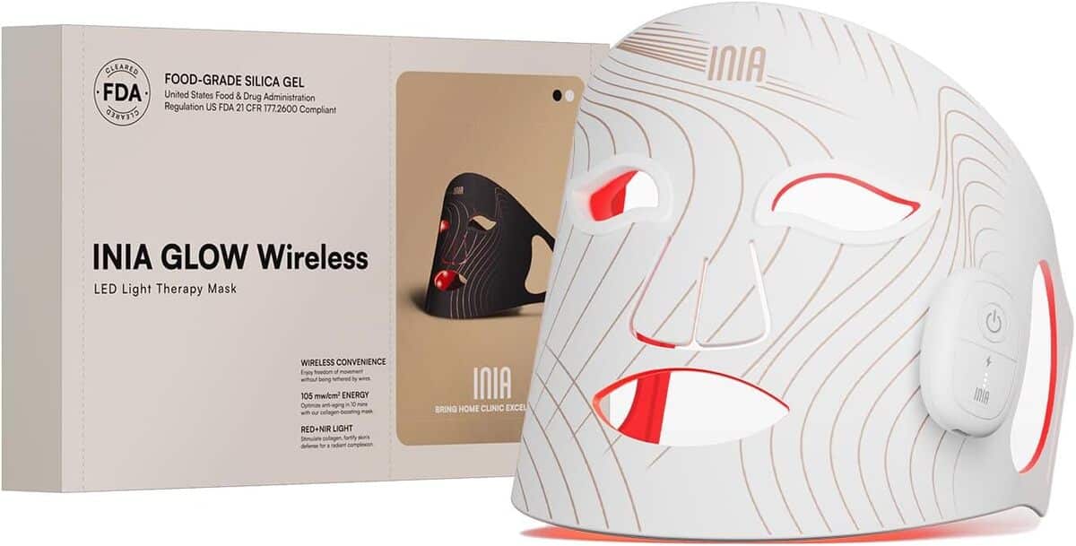 Test du Glow masque lumière rouge étrangen NIR anti-âge