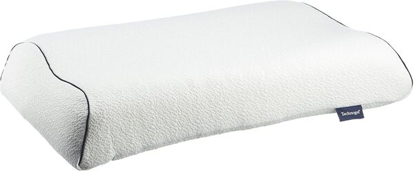 Technogel New Generation Original Anatomic Curve Coussin orthopédique pour Soutien de la Nuque antibactérien, en Gel HWS pour dormeurs sur Le Dos et sur Le côté avec taie d'oreiller 66 x 40 x 13 cm