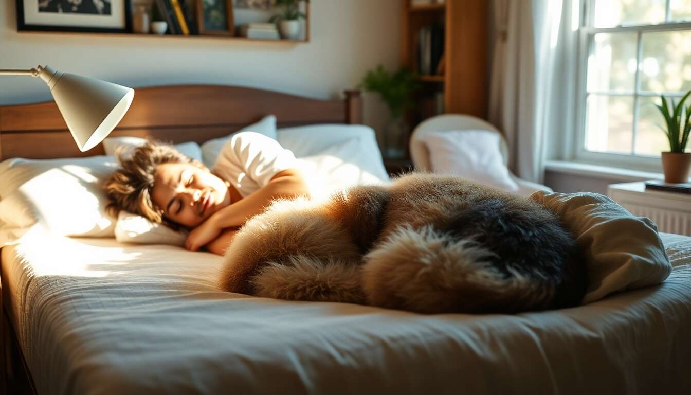 Dormir avec son animal : bonne ou mauvaise idée ?