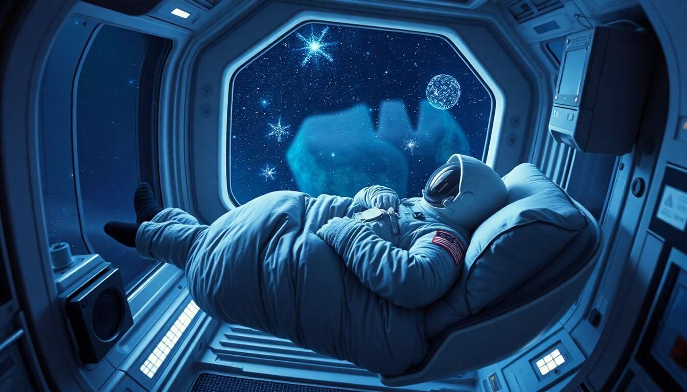 Comment dort-on dans l'espace ?