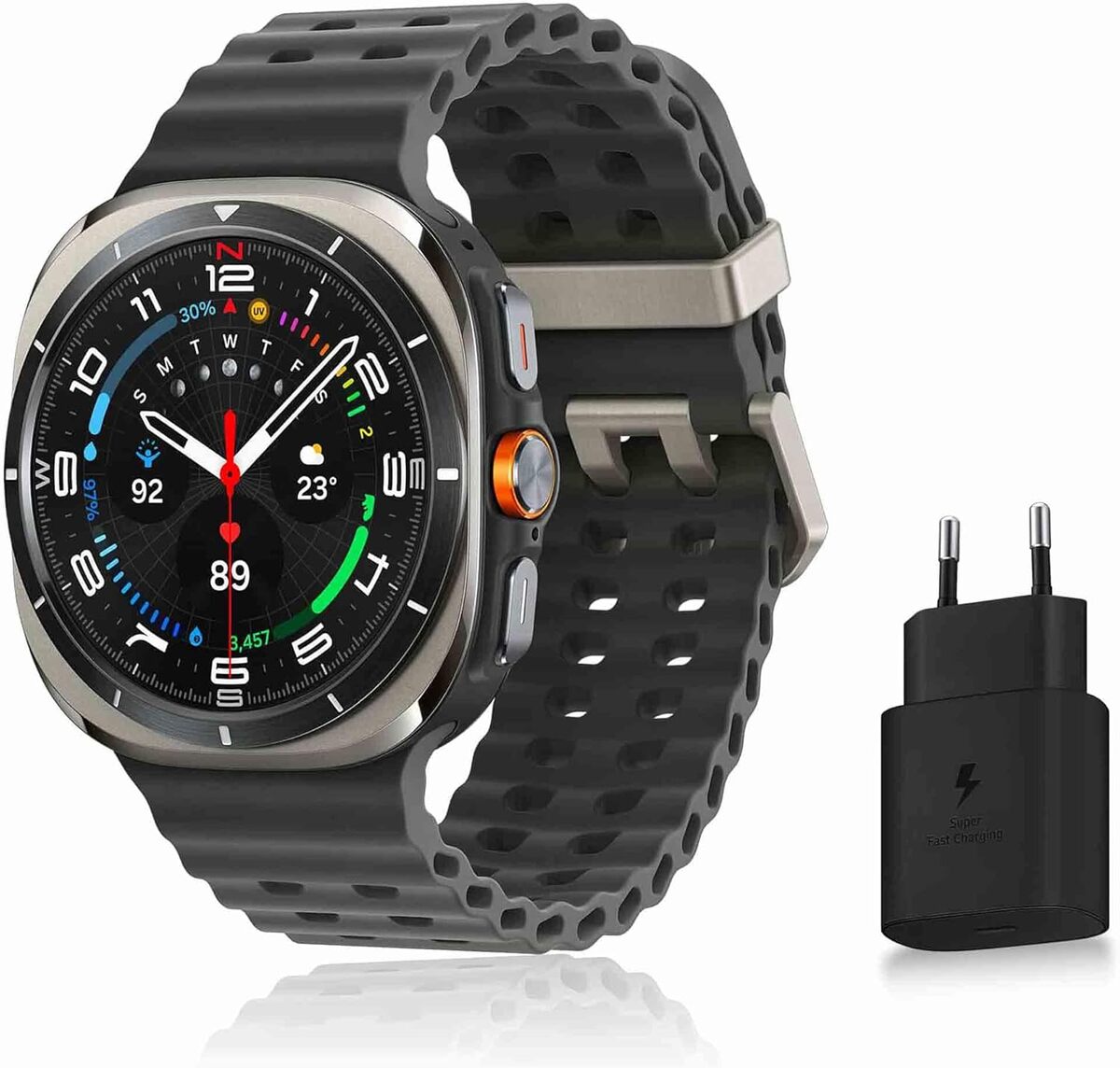 Test de la Samsung Galaxy Watch Ultra : montre intelligente 4G 47mm en argent titane