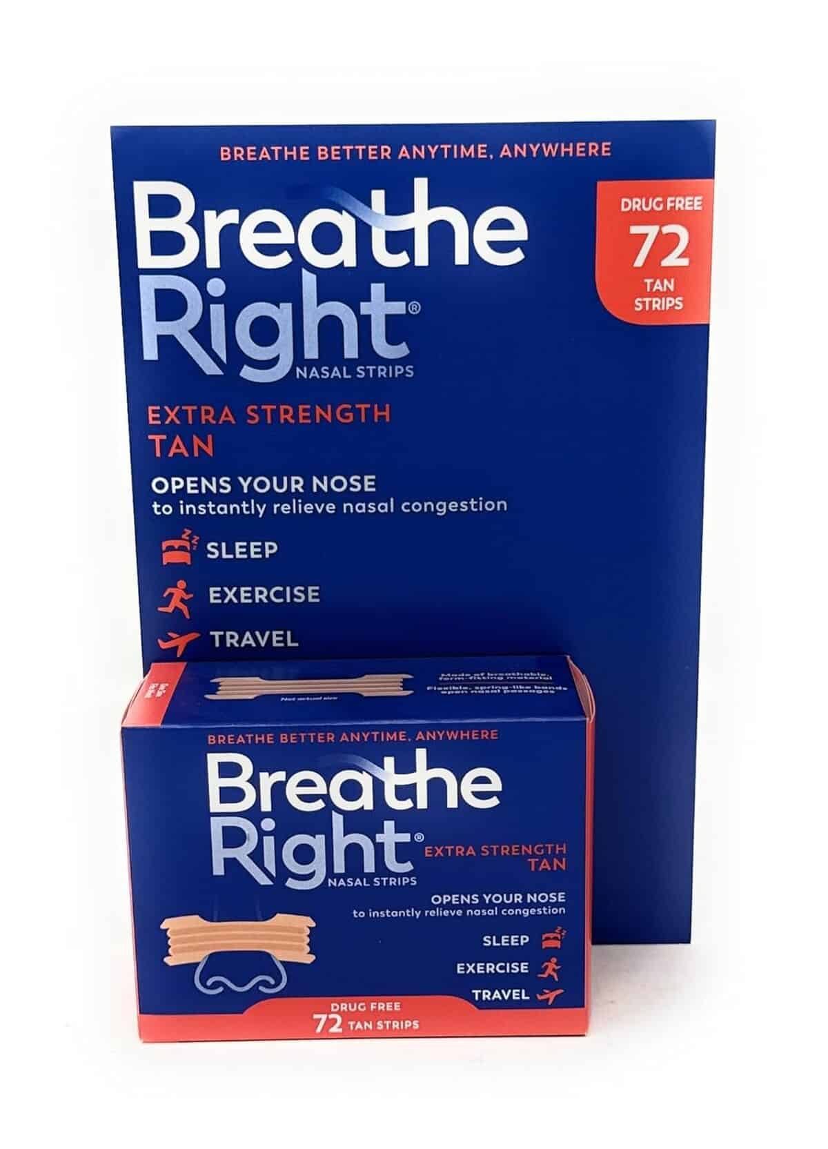 Test des bandes nasales Breathe Right Extra : efficacité et confort