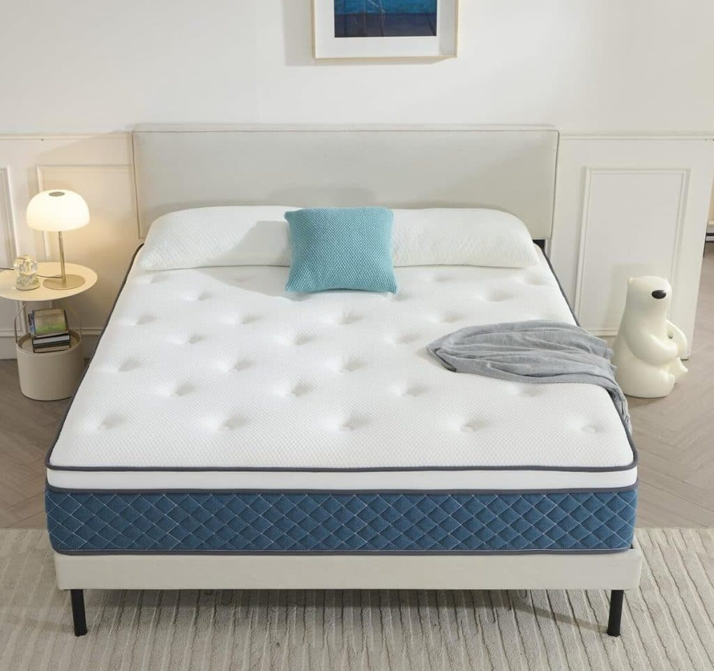 Test du matelas Hiimgo à ressorts ensachés 160x200 cm : confort et soutien optimal