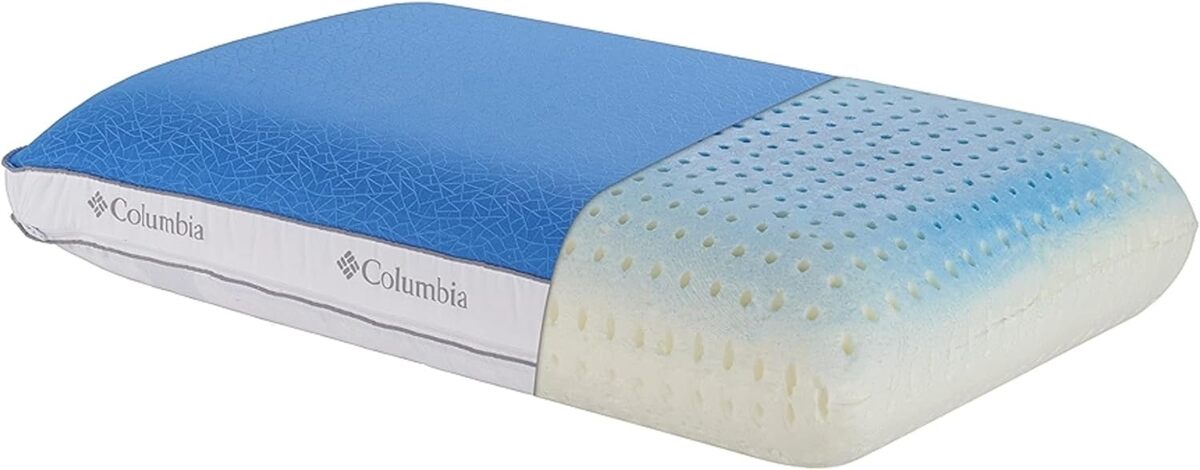 Test oreiller Columbia mousse à mémoire rafraîchissant