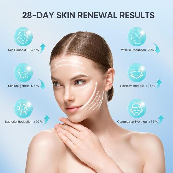 Masque thérapeutique avec lumière rouge : masque LED 4 couleurs, kit de soins de la peau infrarouge, convient pour le corps, les rides des yeux, anti-âge, peau compacte, soins de beauté de voyage