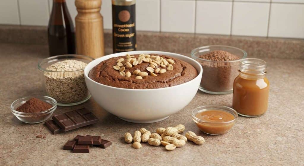 Recette de Bowl Cake façon Snickers