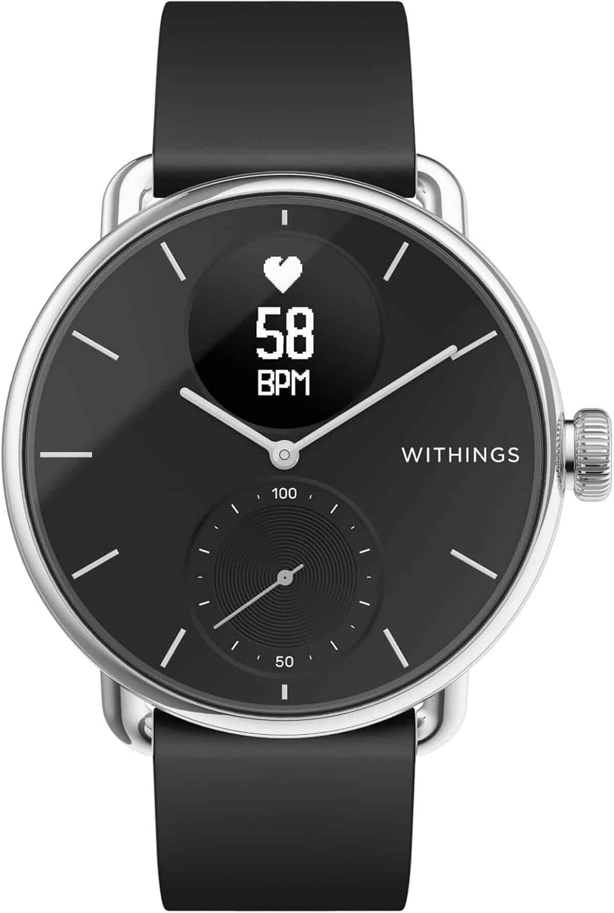 Test de la montre hybride Withings Scanwatch 38mm : performance et élégance