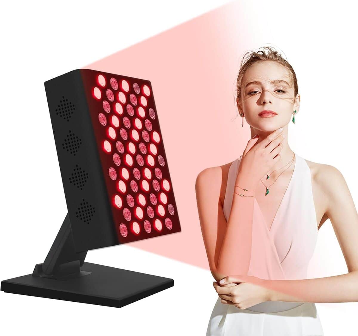 Test du Cabpay dispositif LED rouge infrarouge pour le corps