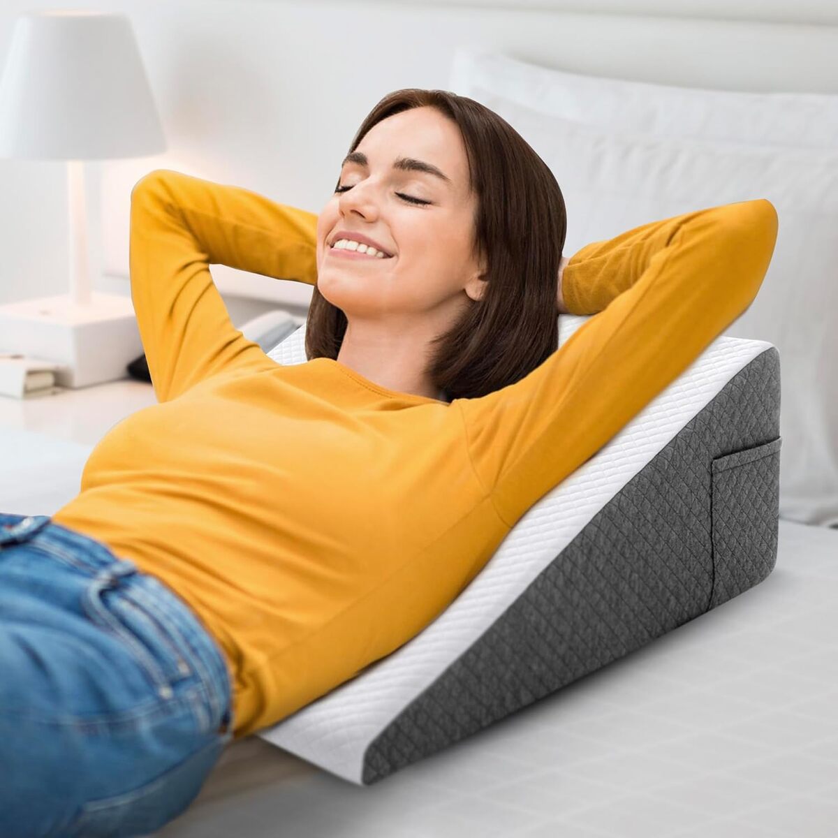 Test du coussin Reoka en mousse à mémoire pour le reflux acide