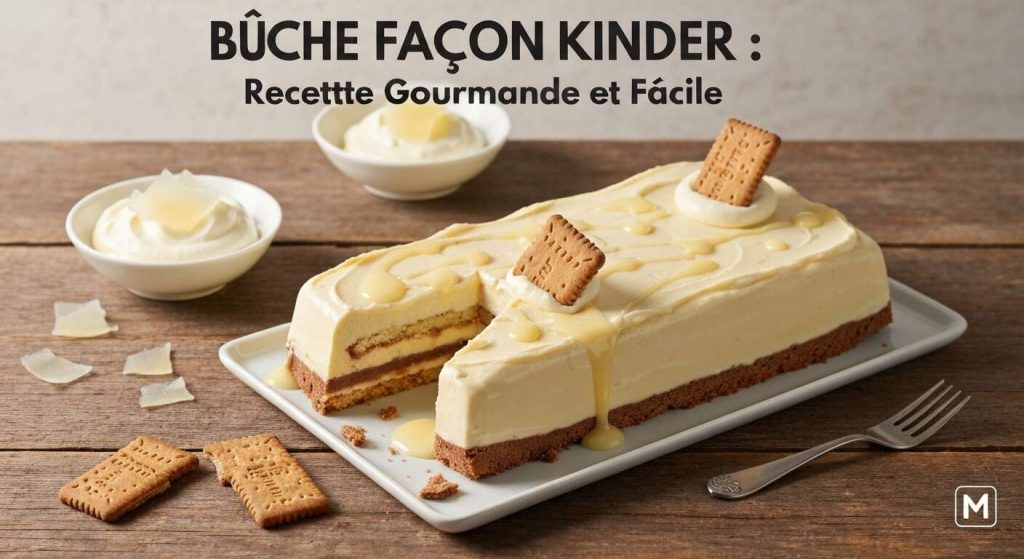 Bûche Façon Kinder : recette Gourmande et Facile