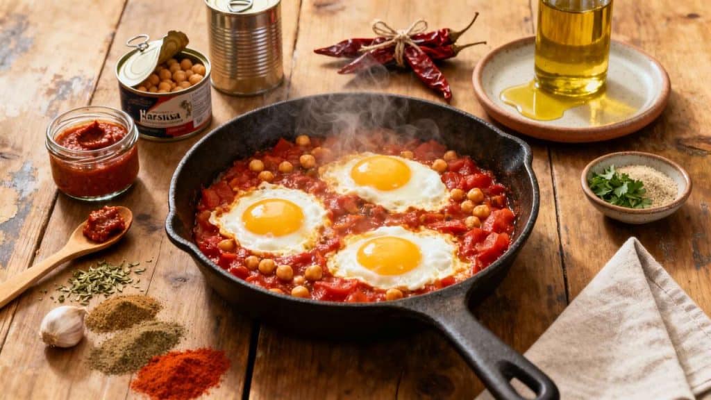 Recette de chakchouka d'hiver : un plat réconfortant