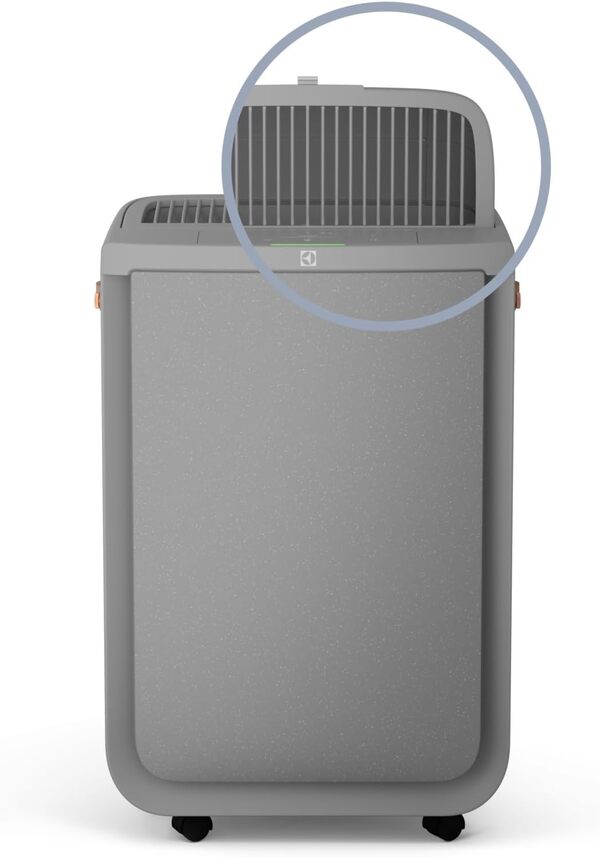 Electrolux Pure Multi 700, Purificateur d'air, Connecté Wi-FI, Fonction Ventilateur, Air Pur Filtration HEPA en 4 étapes, 73m2 Max, Silencieux, EPU72571UG, Gris Clair
