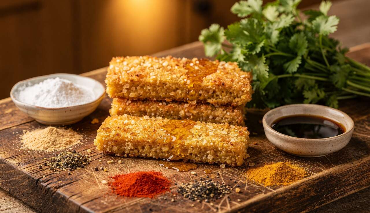 Bâtonnets de tofu pané croquants : la recette facile et saine