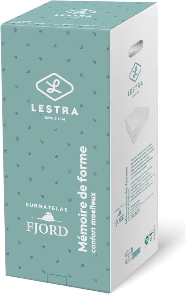 Test : surmatelas Fjord Lestra mémoire de forme