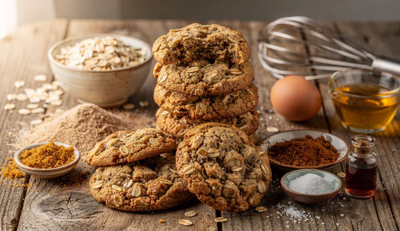 Recette de Biscuits à l'Avoine : gourmandise Santé