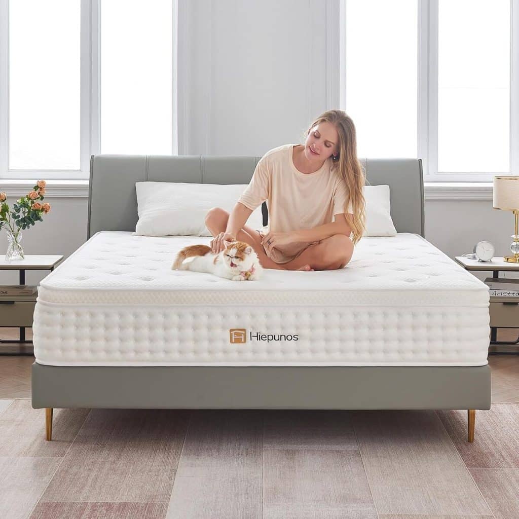 Test Hiepunos : matelas hybride 180x200 cm, soutien parfait