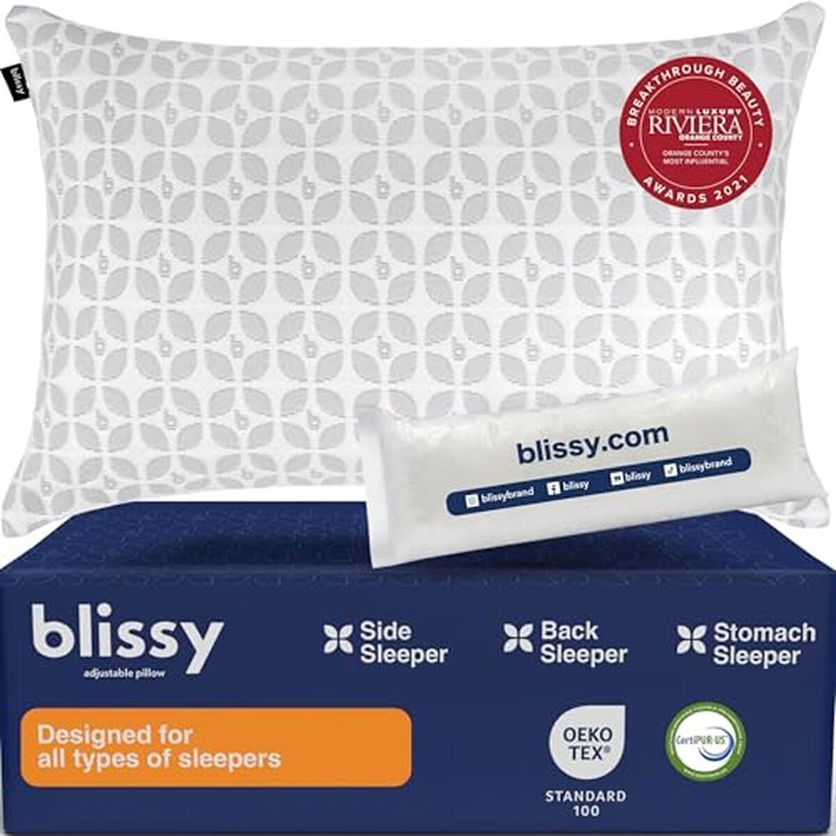 Test : oreiller Blissy en mousse à mémoire, version rafraîchissante