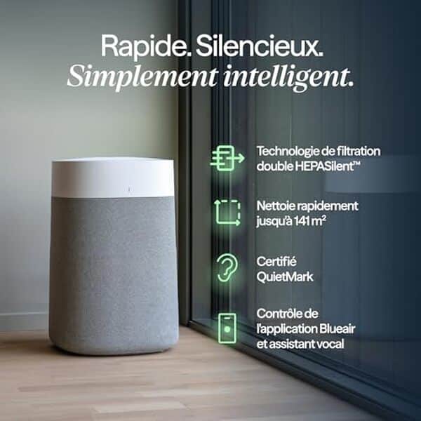 Découvrez notre test du purificateur d'air Blueair Blue Pure 211i Max : un appareil puissant et discret idéal pour les grandes pièces de votre maison.