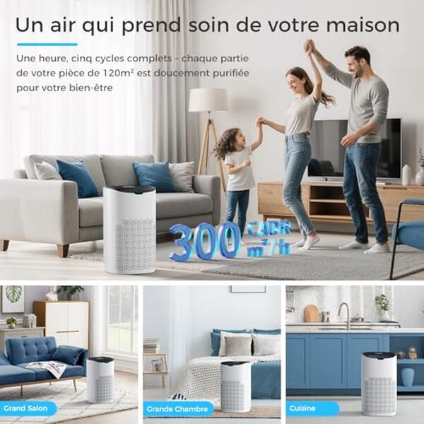 Découvrez le test du purificateur d'air AROEVE pour 120 m² : performances, efficacité et bien-être au quotidien dans votre intérieur