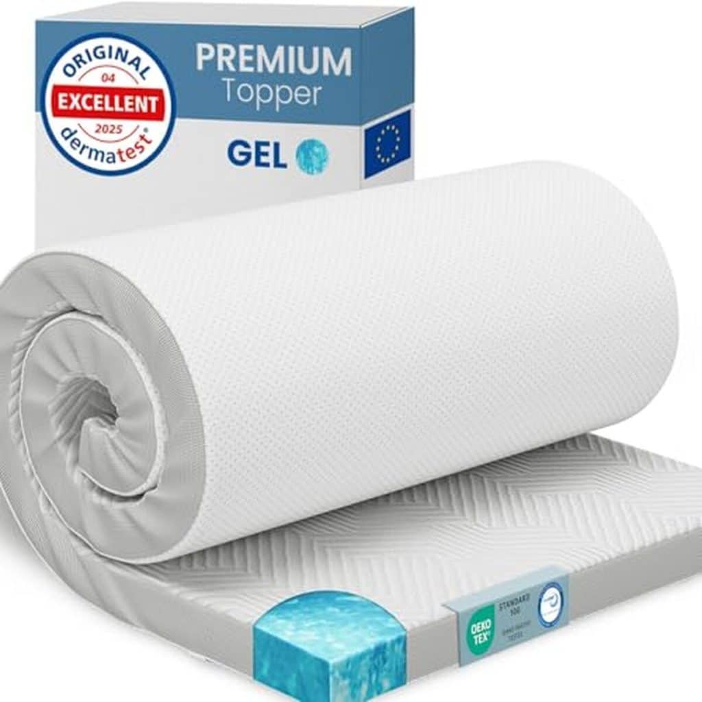 Test du surmatelas gel Eloneo 200x200 cm : confort et respirabilité