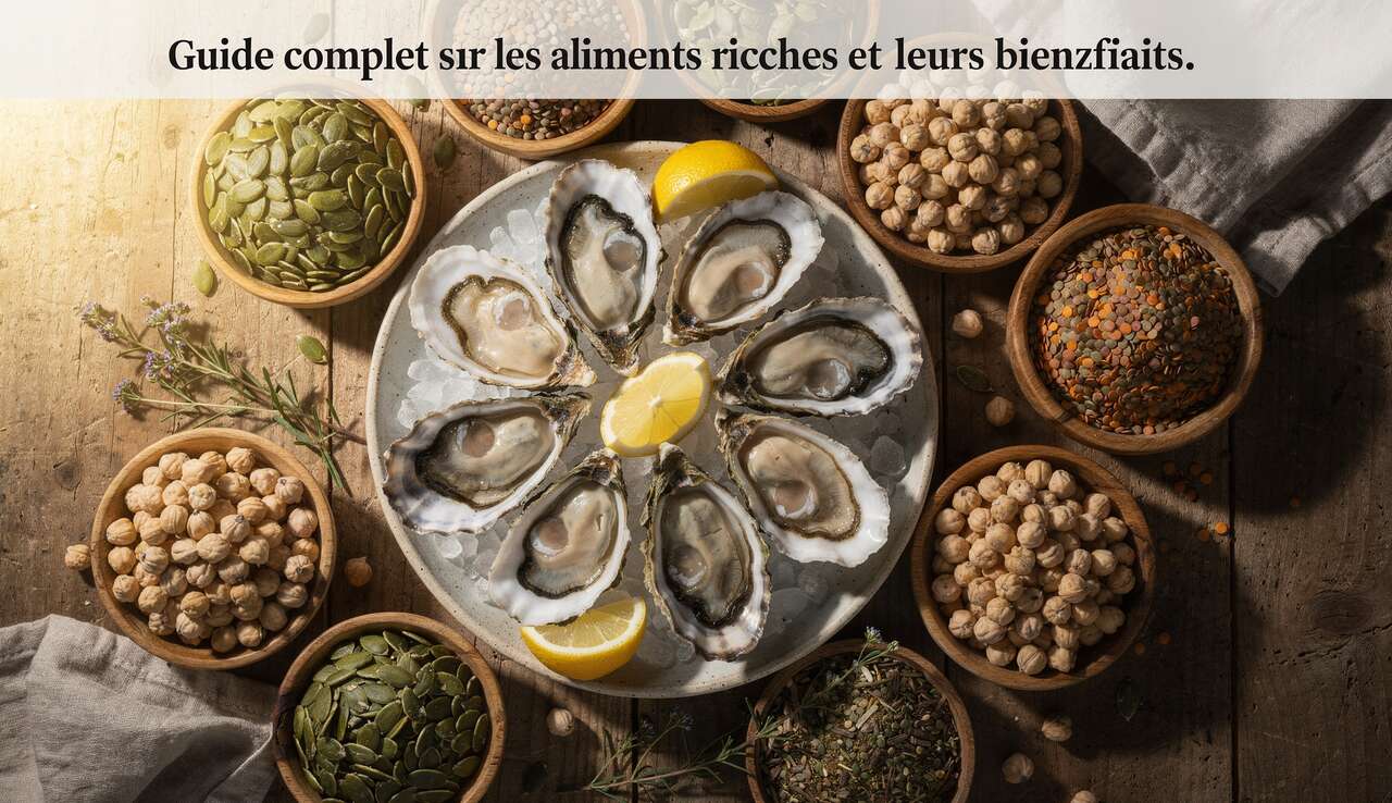 Aliments riches en zinc