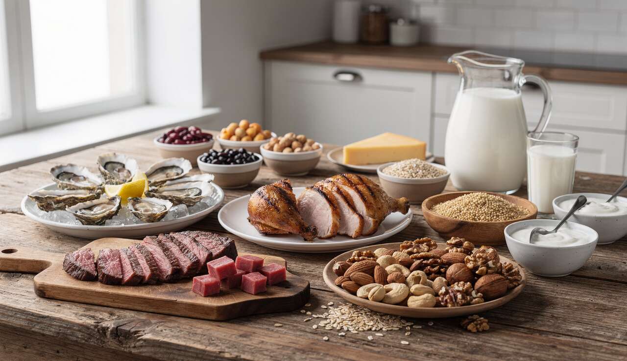 Sources alimentaires de zinc