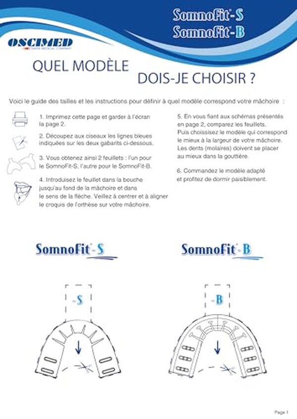 Découvrez le confort suisse breveté de l'orthèse Somnofit-B pour une nuit sans ronflement et un repos optimal.