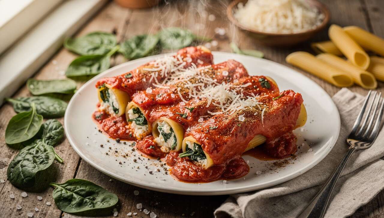 Recette de cannellonis aux épinards : saveurs authentiques