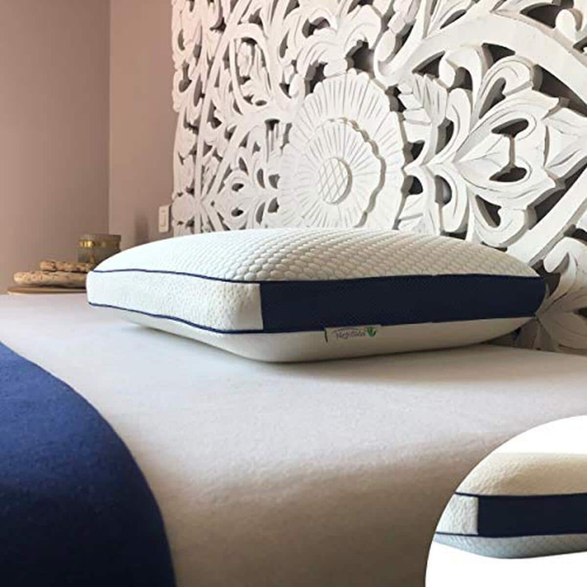 Test de l'oreiller à mémoire de forme NightSide® médium pour douleurs cervicales